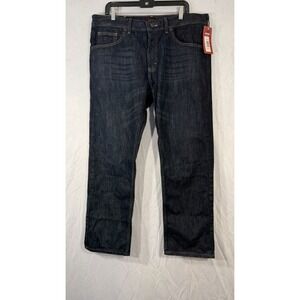 LEE Dungarees Vintage Slim Blue Jeans Denim Mens Size 38x30 Dark Wash NEW